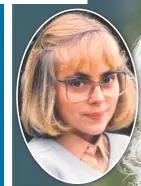  ??  ?? SPECS APPEAL Annie Jones now and, above, back in 1986