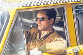  ??  ?? Robert de Niro in Taxi Driver, a film watched obsessivel­y by John Hinckley Jr