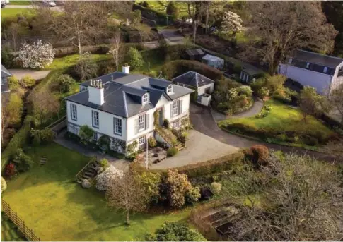  ?? ?? This handsome home in Rhu, built in the 1830s, gives you the chance to live in Georgian splendour. Images: Savills