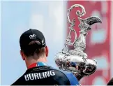  ?? PHOTO: REUTERS ?? Team New Zealand helmsman Peter Burling says winning the America’s Cup is something he will remember for the rest of his life.