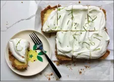  ?? (Arkansas Democrat-Gazette/Kelly Brant) ?? Key Lime Rum Tart