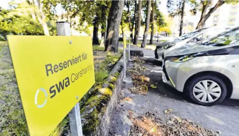  ?? Foto: Anne Wall ?? Seit die Stadtwerke vor eineinhalb Jahren mit ihrem Carsharing-Angebot auf den Markt kamen, ist die Zahl ihrer Kunden schnell gewachsen. Bei anderen Anbietern macht sich die Konkurrenz allerdings bemerkbar. Fraglich ist, wie viel Luft noch nach oben ist.