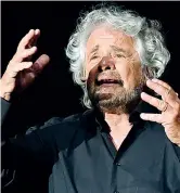  ??  ?? Garante Beppe Grillo, 70 anni, fondatore insieme con Gianrobert­o Casaleggio del Movimento 5 Stelle