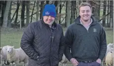  ?? Photograph: Alan Richardson ?? Chris Cameron, left, will welcome fellow monitor farmer and store lamb buyer Rory Stodart to the next Lochaber monitor farm meeting on October 11.