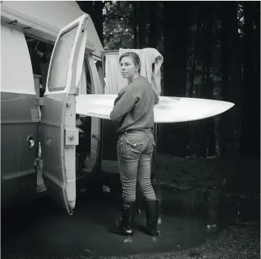  ?? PHOTOS: MELISSA RENWICK / THE CANADIAN PRESS ?? Jocelyn Lees works as a tree planter in B.C. and has lived in her van for several years. “Having my van is amazing,” she says. “I just wake up at the beach.”