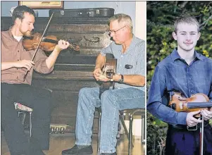  ?? SUBMITTED PHOTOS ?? Ward MacDonald, left, and Alan MacDonald will play at the Fiddle Summit hosted by the Irish Hall this evening in Charlottet­own. They’ll be joined by a number of other Island musicians such as Trevor Profitt, right.