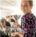  ??  ?? The airline has approval to reuse 40 New Zealand-made food and beverage products.