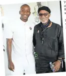  ?? ?? Sipho Hotstix Mabuse, right, and his son Biko.