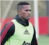  ??  ?? INJURY BLOW United defender Antonio Valencia