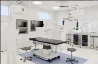  ??  ?? The new operating theatres mean a shorter wait for cataract surgery