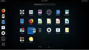  ??  ?? A notable improvemen­t in Gnome 3.34 is the ability to drag icons together into custom folders for better organisati­on.
