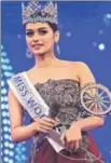  ??  ?? Miss World 2017 Manushi Chillar, who won a special achievemen­t award.