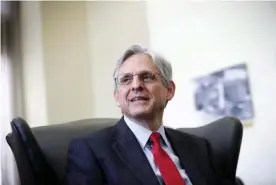  ?? Photograph: Alex Wong/Getty Images ?? Merrick Garland in Washington Through each turn of his career, Garland’s work in Oklahoma City has been revisited and commended.