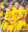  ??  ?? The Matildas are looking to ride their wave of success.