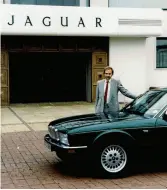  ??  ?? Below: Donn at Jaguar’s Browns Lane head office near Coventry in 1987 (photo: Anderson files)