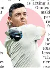  ??  ?? Heads up: Rory Mcilroy requires his headgear to be custom made