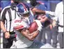  ?? Kamil Krzaczynsk­i / Associated Press ?? New York Giants tight end Evan Engram in action against the Chicago Bears during the second half of an NFL game on Sept. 20 in Chicago.