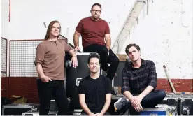  ?? Photograph: Suki Dhanda/The Observer ?? Crate expectatio­ns … Jimmy Eat World (clockwise from top) Zach Lind, Jim Adkins, Tom Linton and Rick Burch.