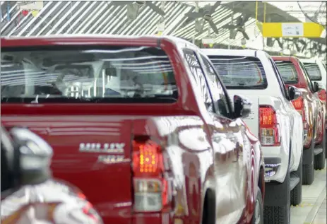  ??  ?? EXPANSIóN. En 2016, Toyota inauguró las obras para la ampliación de su planta en Zárate, donde fabrica Hilux y SW4.