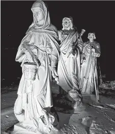  ?? BRENDAN AHERN/THE NEWS ?? Displaced religious icons from the former Bethany House in Antigonish