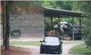  ??  ?? The bodies of Alex Murdaugh’s wife and her son were found near his home in rural Colleton county. Photograph: Andrew J Whitaker/AP