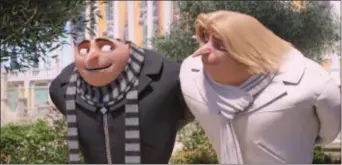  ?? COURTESY PHOTO ?? From left, Gru (Steve Carell) And Dru (Steve Carell) In “Despicable Me 3.” Illuminati­on, who brought moviegoers “Despicable Me” and the biggest animated hits of 2013 and 2015, “Despicable Me 2” and “Minions,” continues the story of Gru, Lucy, their...