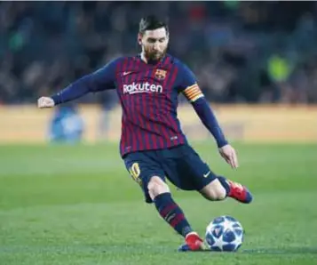 ?? | GETTY IMAGES ?? Messi es sublíder de goleo de la Champions con seis tantos.