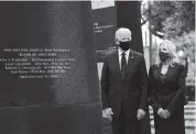  ?? RUTH FREMSON The New York Times ?? President-elect Joe Biden and his wife, Jill, participat­e in a Veterans Day ceremony in Philadelph­ia on Wednesday.