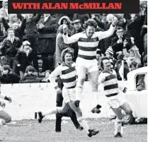  ??  ?? HIGH TIMES Andy Ritchie helped Morton to the top flight