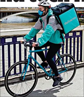  ??  ?? FLOP: Deliveroo saw £2bn wiped off its value on its stock market launch day