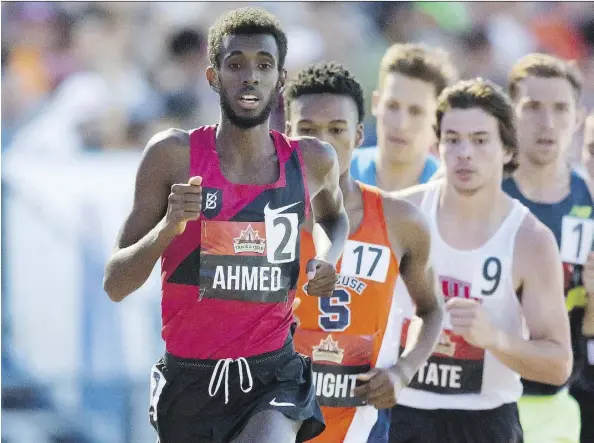  ?? SEAN BURGES/MUNDO SPORT IMAGES ?? Canadian runner Mohammed Ahmed will race the 5,000m and 10,000m at the world championsh­ips in London.