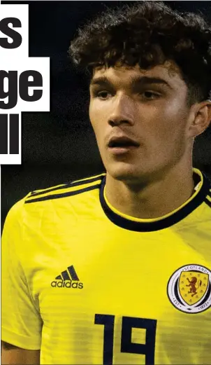  ??  ?? Scotland Under-19 internatio­nal Kyle Joseph is being monitored by a host of top clubs including Celtic and Rangers