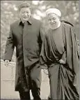  ?? AP ?? Iran’s proposed long-term alignment with China has domestic opponents, who fear the loss of sovereignt­y