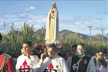  ??  ?? Jueves 23 de mayo de 2019 Noche con María. Los fondos recaudados durante esta actividad serán destinados para continuar con la construcci­ón del Centro de Espiritual­idad en honor de la Virgen de Fátima.