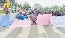  ?? Picture: SUPPLIED ?? A demonstrat­ion by West Papuans against the Indonesian government’s plans for Special Autonomy provisions for their region, Manokwari, on July 15.
