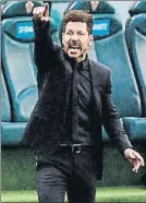  ?? FOTO: EFE ?? Simeone, dando instruccio­nes