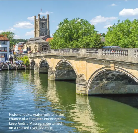  ?? ?? 1
1 Henley Bridge, built in 1786, is just one of the many attraction­s to enjoy on a trip to historic Henley-on-Thames