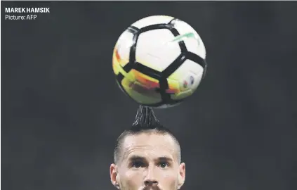  ?? Picture: AFP ?? MAREK HAMSIK