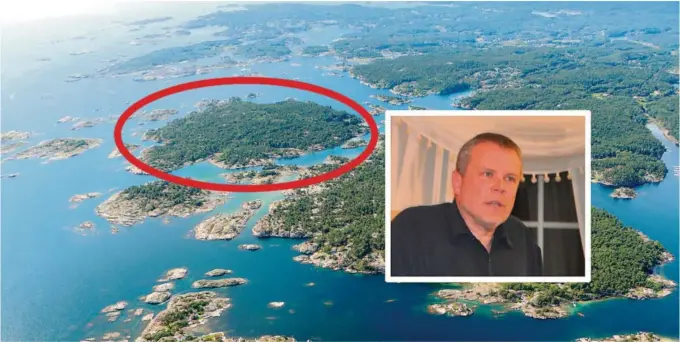  ?? ?? TIPSET OM TRAPPER: Nils Martinius Justvik opplever Ola Mæles tre badetrappe­r på Kalvøya (ringet inn) som stengsler. Foto: Johnny Foss Johnny Foss/arkiv