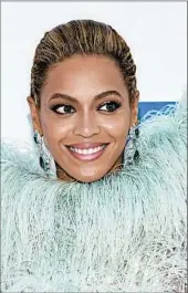  ?? EVAN AGOSTINI/INVISION ?? Beyonce has reschedule­d her Wednesday concert in East Rutherford, N.J., citing “strict doctor’s orders.”