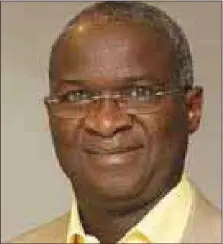  ??  ?? Minister of Power, Babatunde Fashola