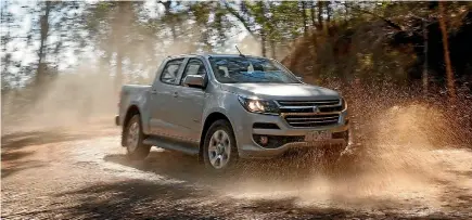  ??  ?? The heavily facelifted Holden Colorado ute, now a much improved drive.