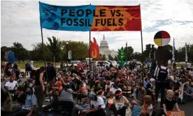  ?? Bryan Olin Dozier/NurPhoto/REX/Shuttersto­ck ?? The US has been battling for climate crisis legislatio­n for nearly six decades. Photograph: