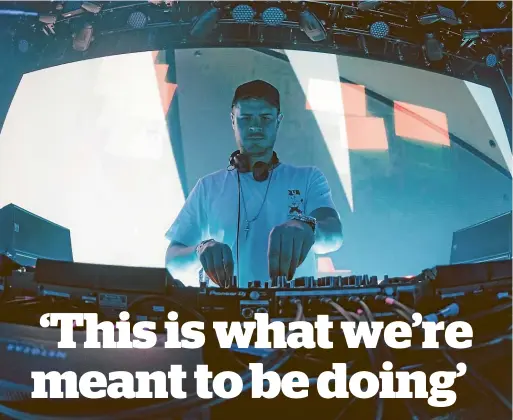  ?? ?? DJ Mark Wilkinson says New Zealand is a natural home for drum and bass music.