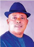  ??  ?? PDP National Chairman, Uche Secondus