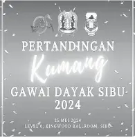  ?? ?? MENCARI JELITAWAN: Pertanding­an Kumang Gawai Dayak Sibu 2024 pada 25 Mei ini.