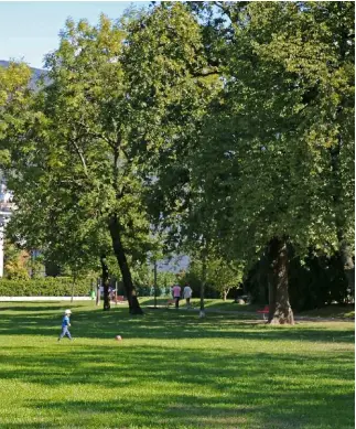  ?? GARBANI ?? Riqualific­a per il ‘central park’ del Borgo