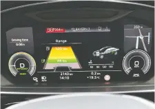  ??  ?? The Audi A8 Hybrid reaches 100 km/h in just 4.9 seconds.