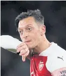  ??  ?? Arsenal midfielder Mesut Oezil.