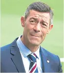  ??  ?? Rangers boss Pedro Caixinha has frozen out O’Halloran.